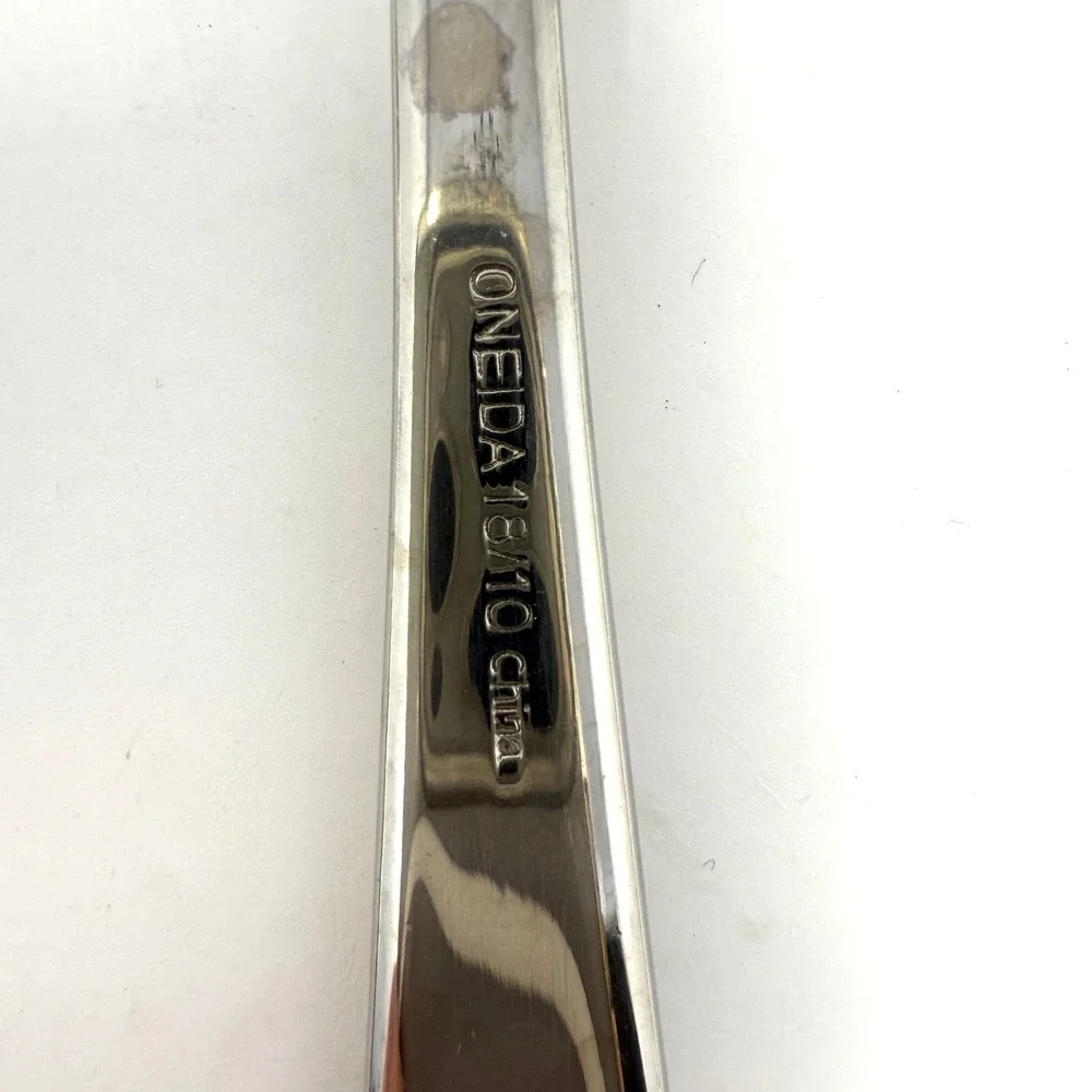 Oneida Chandler 18/10‎ Stainless Steel Serving Utensils Set Spoon Fork Knife
